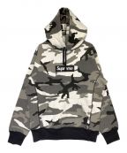 SUPREMEシュプリーム）の古着「BOX LOGO HOODED SWEAT SHIRT」｜グレー×ホワイト