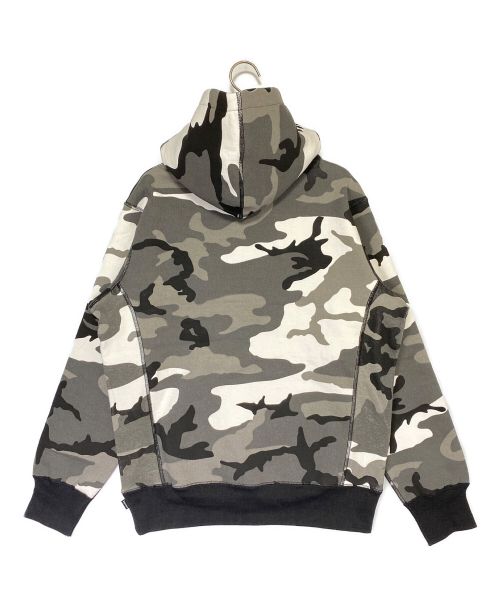 SUPREME（シュプリーム）SUPREME (シュプリーム) BOX LOGO HOODED SWEAT SHIRT グレー×ホワイト サイズ:Mの古着・服飾アイテム