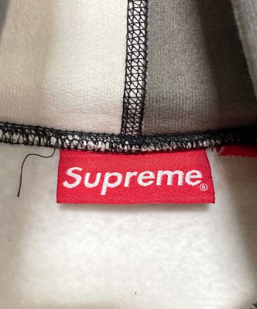 SUPREME（シュプリーム）SUPREME (シュプリーム) BOX LOGO HOODED SWEAT SHIRT グレー×ホワイト サイズ:Mの古着・服飾アイテム