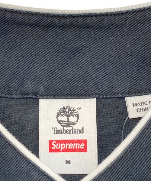 SUPREME（シュプリーム）SUPREME (シュプリーム) Timberland (ティンバーランド) Baseball Jersey ブラック サイズ:Mの古着・服飾アイテム