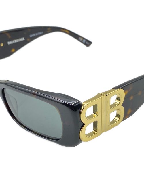 BALENCIAGA（バレンシアガ）BALENCIAGA (バレンシアガ) DYNASTY RECTANGLE SUNGLASSES ブラック サイズ:51□18の古着・服飾アイテム