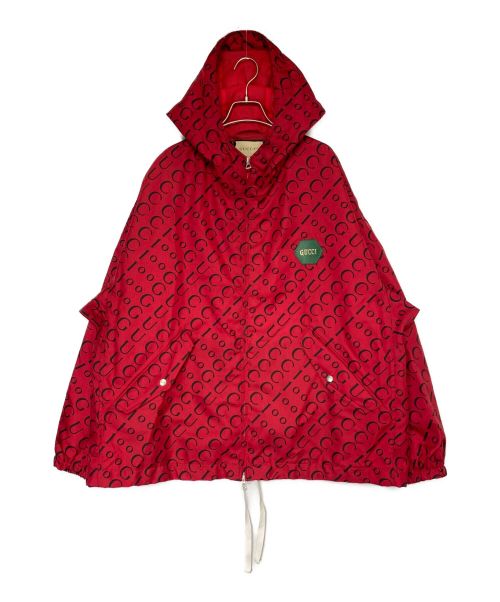GUCCI（グッチ）GUCCI (グッチ) ナイロンジャケット レッド サイズ:54の古着・服飾アイテム