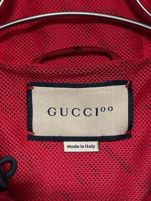 GUCCI（グッチ）GUCCI (グッチ) ナイロンジャケット レッド サイズ:54の古着・服飾アイテム
