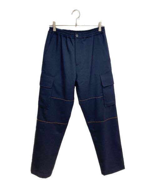 MARNI（マルニ）MARNI (マルニ) 23AW トロピカルウールカーゴパンツ ネイビー サイズ:46の古着・服飾アイテム