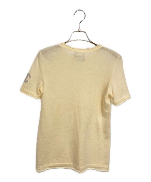 CHANEL（シャネル）CHANEL (シャネル) ニットTシャツ アイボリー サイズ:38の古着・服飾アイテム