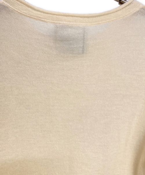 CHANEL（シャネル）CHANEL (シャネル) ニットTシャツ アイボリー サイズ:38の古着・服飾アイテム