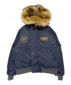 HUMAN MADEヒューマンメイド）の古着「N2 Flight Jacket」｜ネイビー
