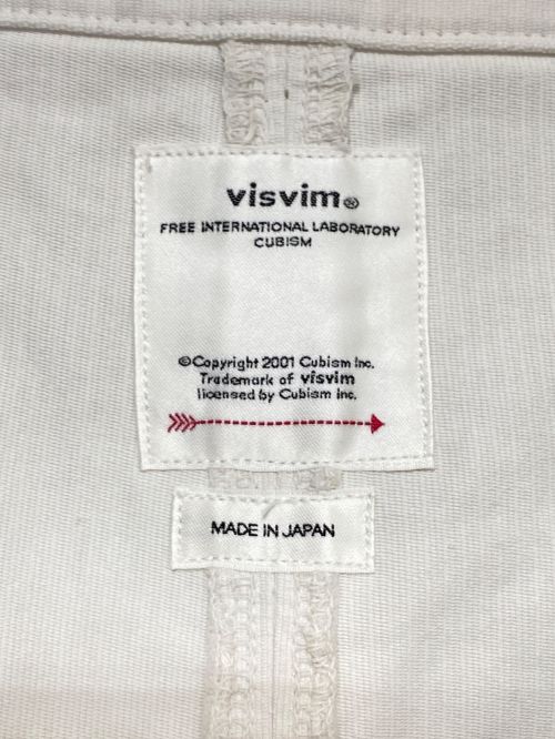 VISVIM（ビズビム）VISVIM (ビズビム) OVERALLS G.CORDS ホワイト サイズ:2の古着・服飾アイテム