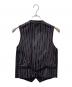 The Stylist Japan (ザスタイリストジャパン) HOPSACK VEST ブラック サイズ:XS 未使用品：5000円
