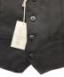中古・古着 The Stylist Japan (ザスタイリストジャパン) HOPSACK VEST ブラック サイズ:XS 未使用品：5000円