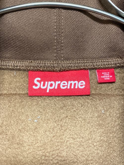 SUPREME（シュプリーム）SUPREME (シュプリーム) Football Zip Up Hooded ブラウン サイズ:Sの古着・服飾アイテム