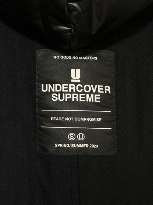 SUPREME（シュプリーム）SUPREME (シュプリーム) UNDERCOVER (アンダーカバー) Trench Puffer Jacket ブラック サイズ:Lの古着・服飾アイテム