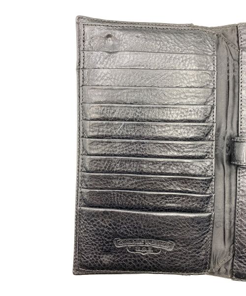 CHROME HEARTS（クロムハーツ）CHROME HEARTS (クロムハーツ) ウェーブウォレット ブラック サイズ:-の古着・服飾アイテム
