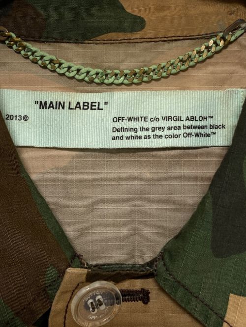 OFFWHITE（オフホワイト）OFFWHITE (オフホワイト) Camouflage Field Jacket オリーブ サイズ:Mの古着・服飾アイテム