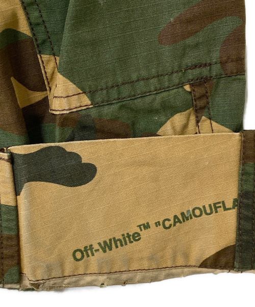 OFFWHITE（オフホワイト）OFFWHITE (オフホワイト) Camouflage Field Jacket オリーブ サイズ:Mの古着・服飾アイテム