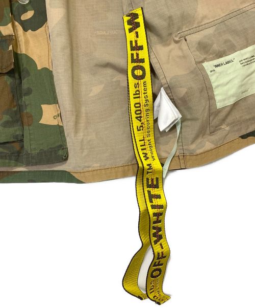 OFFWHITE（オフホワイト）OFFWHITE (オフホワイト) Camouflage Field Jacket オリーブ サイズ:Mの古着・服飾アイテム