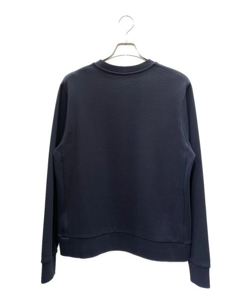 MONCLER（モンクレール）MONCLER (モンクレール) FELPA GIROCOLLO ロゴパッチスウェット ネイビー サイズ:Sの古着・服飾アイテム
