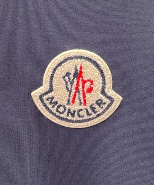 MONCLER（モンクレール）MONCLER (モンクレール) FELPA GIROCOLLO ロゴパッチスウェット ネイビー サイズ:Sの古着・服飾アイテム