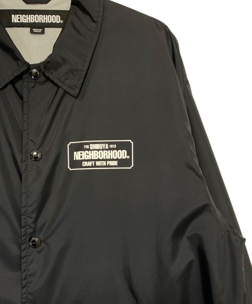 NEIGHBORHOOD（ネイバーフッド）NEIGHBORHOOD (ネイバーフッド) コーチジャケット ブラック サイズ:Mの古着・服飾アイテム