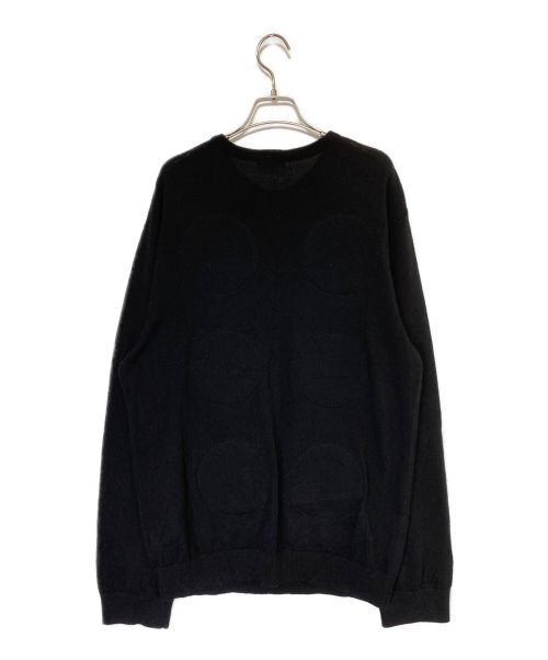 RAF SIMONS（ラフシモンズ）RAF SIMONS (ラフシモンズ) カットホールニット ブラック サイズ:Mの古着・服飾アイテム