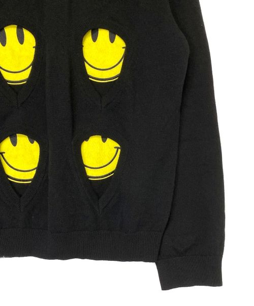 RAF SIMONS（ラフシモンズ）RAF SIMONS (ラフシモンズ) カットホールニット ブラック サイズ:Mの古着・服飾アイテム