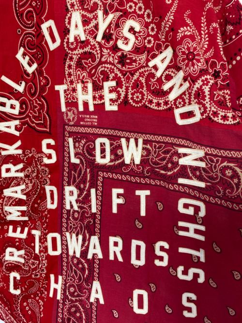 READYMADE（レディメイド）READYMADE (レディメイド) BANDANA BASEBALL SHIRT RED サイズ:1 未使用品の古着・服飾アイテム