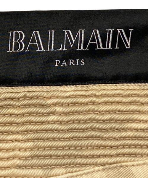 BALMAIN（バルマン）BALMAIN (バルマン) バイカーデニムパンツ ベージュ サイズ:31の古着・服飾アイテム