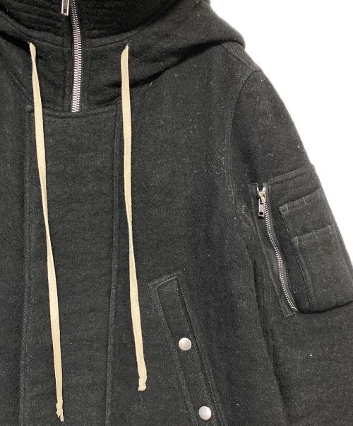 RICK OWENS（リックオウエンス）RICK OWENS (リックオウエンス) MEGAPARKA ブラック サイズ:48の古着・服飾アイテム