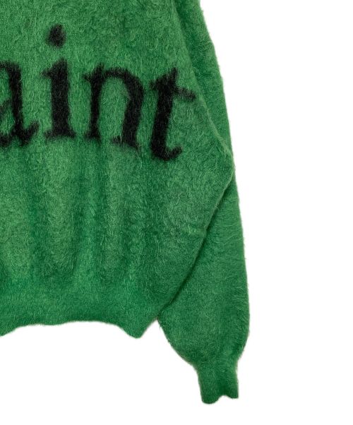 SAINT MICHAEL（セントマイケル）SAINT MICHAEL (セントマイケル) CREW NECK KNIT グリーン サイズ:XLの古着・服飾アイテム