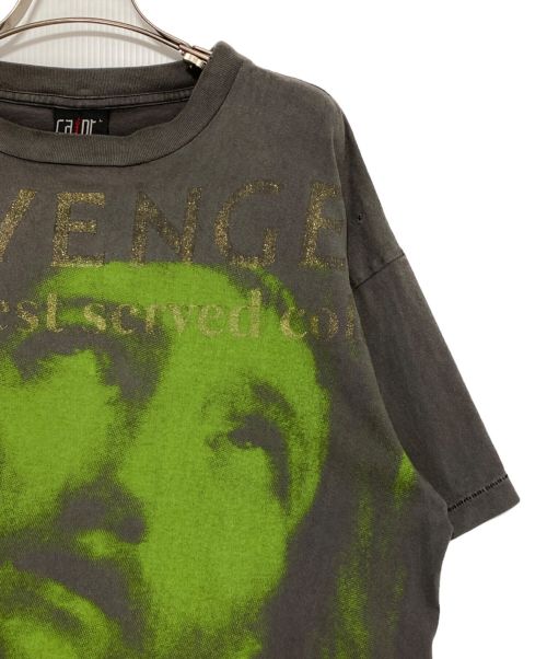 SAINT MICHAEL（セントマイケル）SAINT MICHAEL (セントマイケル) SS TEE/REVENGE/BLACK グレー サイズ:Lの古着・服飾アイテム