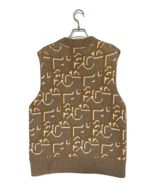 Dior（ディオール）Dior (ディオール) cactus jack (カクタス・ジャック) Oversized Sleeveless Sweater ベージュ サイズ:XSの古着・服飾アイテム