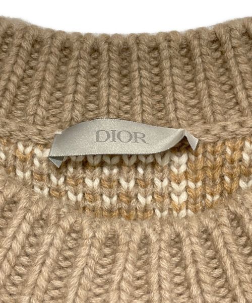 Dior（ディオール）Dior (ディオール) cactus jack (カクタス・ジャック) Oversized Sleeveless Sweater ベージュ サイズ:XSの古着・服飾アイテム