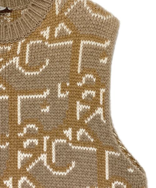 Dior（ディオール）Dior (ディオール) cactus jack (カクタス・ジャック) Oversized Sleeveless Sweater ベージュ サイズ:XSの古着・服飾アイテム
