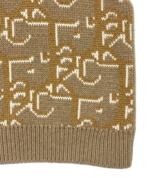 Dior（ディオール）Dior (ディオール) cactus jack (カクタス・ジャック) Oversized Sleeveless Sweater ベージュ サイズ:XSの古着・服飾アイテム