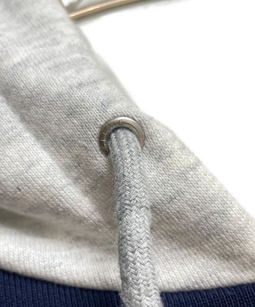 CELINE（セリーヌ）CELINE (セリーヌ) Two-tone Hoodie in Cotton Fleece(ツートーンフーディ インコットンフリース) ネイビー サイズ:Mの古着・服飾アイテム