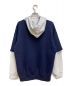 CELINE (セリーヌ) Two-tone Hoodie in Cotton Fleece(ツートーンフーディ インコットンフリース) ネイビー サイズ:M：115000円