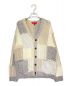 SUPREME（シュプリーム）の古着「Patchwork Cable Knit Cardigan」｜アイボリー