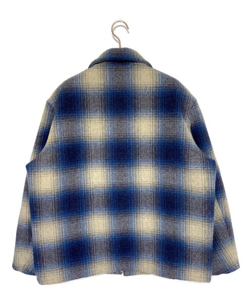 Subculture（サブカルチャー）Subculture (サブカルチャー) OMBRE CHECK WOOLJACKET ブルー サイズ:2の古着・服飾アイテム