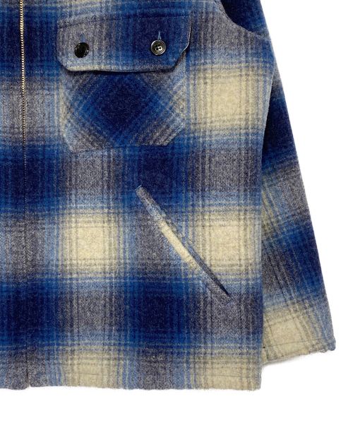Subculture（サブカルチャー）Subculture (サブカルチャー) OMBRE CHECK WOOLJACKET ブルー サイズ:2の古着・服飾アイテム