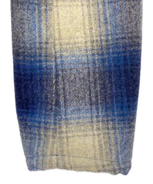 Subculture（サブカルチャー）Subculture (サブカルチャー) OMBRE CHECK WOOLJACKET ブルー サイズ:2の古着・服飾アイテム