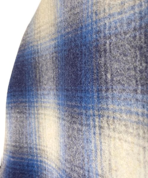 Subculture（サブカルチャー）Subculture (サブカルチャー) OMBRE CHECK WOOLJACKET ブルー サイズ:2の古着・服飾アイテム