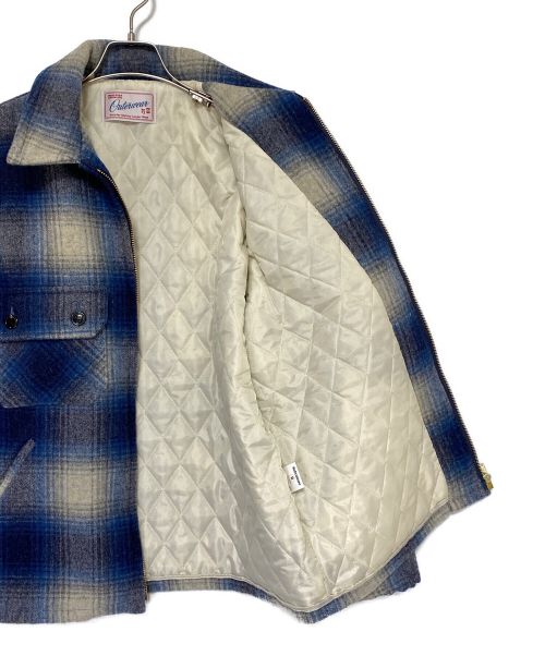 Subculture（サブカルチャー）Subculture (サブカルチャー) OMBRE CHECK WOOLJACKET ブルー サイズ:2の古着・服飾アイテム