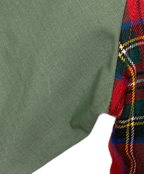 SUPREME（シュプリーム）SUPREME (シュプリーム) COMME des GARCONS SHIRT (コムデギャルソンシャツ) Work Jacket レッド サイズ:Mの古着・服飾アイテム