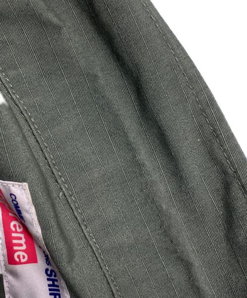 SUPREME（シュプリーム）SUPREME (シュプリーム) COMME des GARCONS SHIRT (コムデギャルソンシャツ) Work Jacket レッド サイズ:Mの古着・服飾アイテム