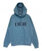 Diorディオール）の古着「ロゴ刺繍パーカー」｜ブルー