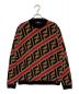 FENDI（フェンディ）の古着「FFロゴ ズッカ柄 ニット」｜ブラウン