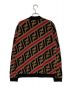 FENDI (フェンディ) FFロゴ ズッカ柄 ニット ブラウン サイズ:50：50000円