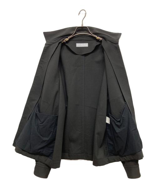 UNIVERSAL PRODUCTS.（ユニバーサルプロダクツ）UNIVERSAL PRODUCTS. (ユニバーサルプロダクツ) DOUBLE CLOTH ZIP FRONT BLOUSON ブラック サイズ:3の古着・服飾アイテム