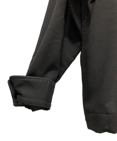 UNIVERSAL PRODUCTS.（ユニバーサルプロダクツ）UNIVERSAL PRODUCTS. (ユニバーサルプロダクツ) DOUBLE CLOTH ZIP FRONT BLOUSON ブラック サイズ:3の古着・服飾アイテム