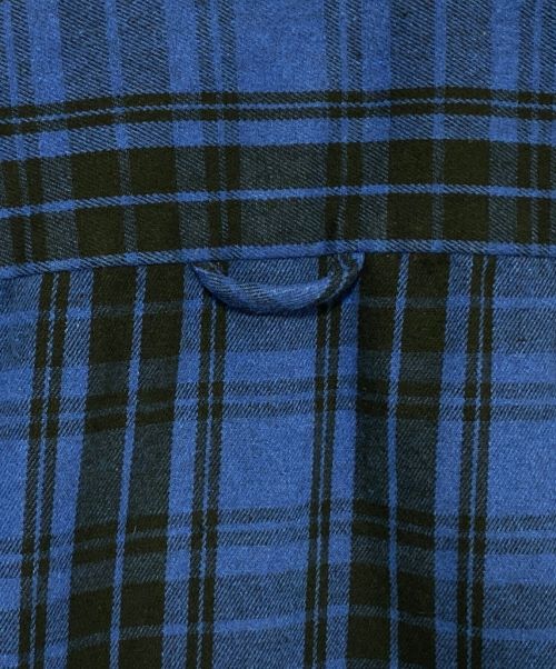 VETEMENTS（ヴェトモン）VETEMENTS (ヴェトモン) チェックシャツ ブルー×パープル サイズ:Sの古着・服飾アイテム